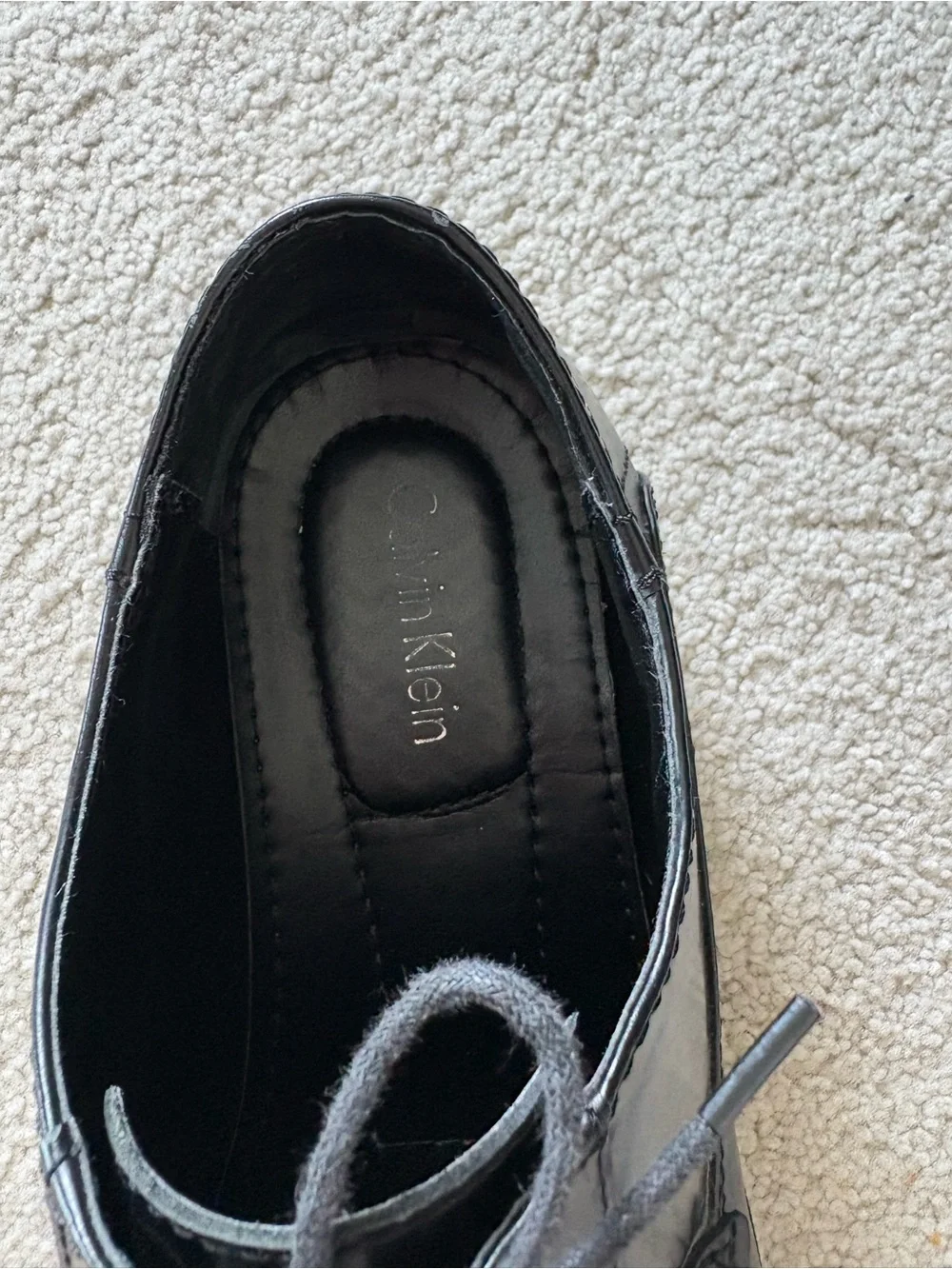 Calvin Klein Black Men’s Dress Shoes